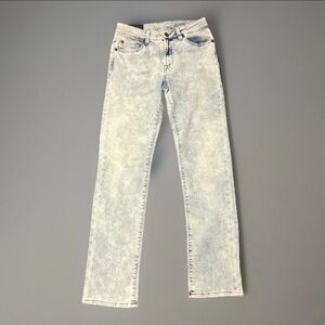 7 For All Mankind Boys Light Blue Straight Jeans